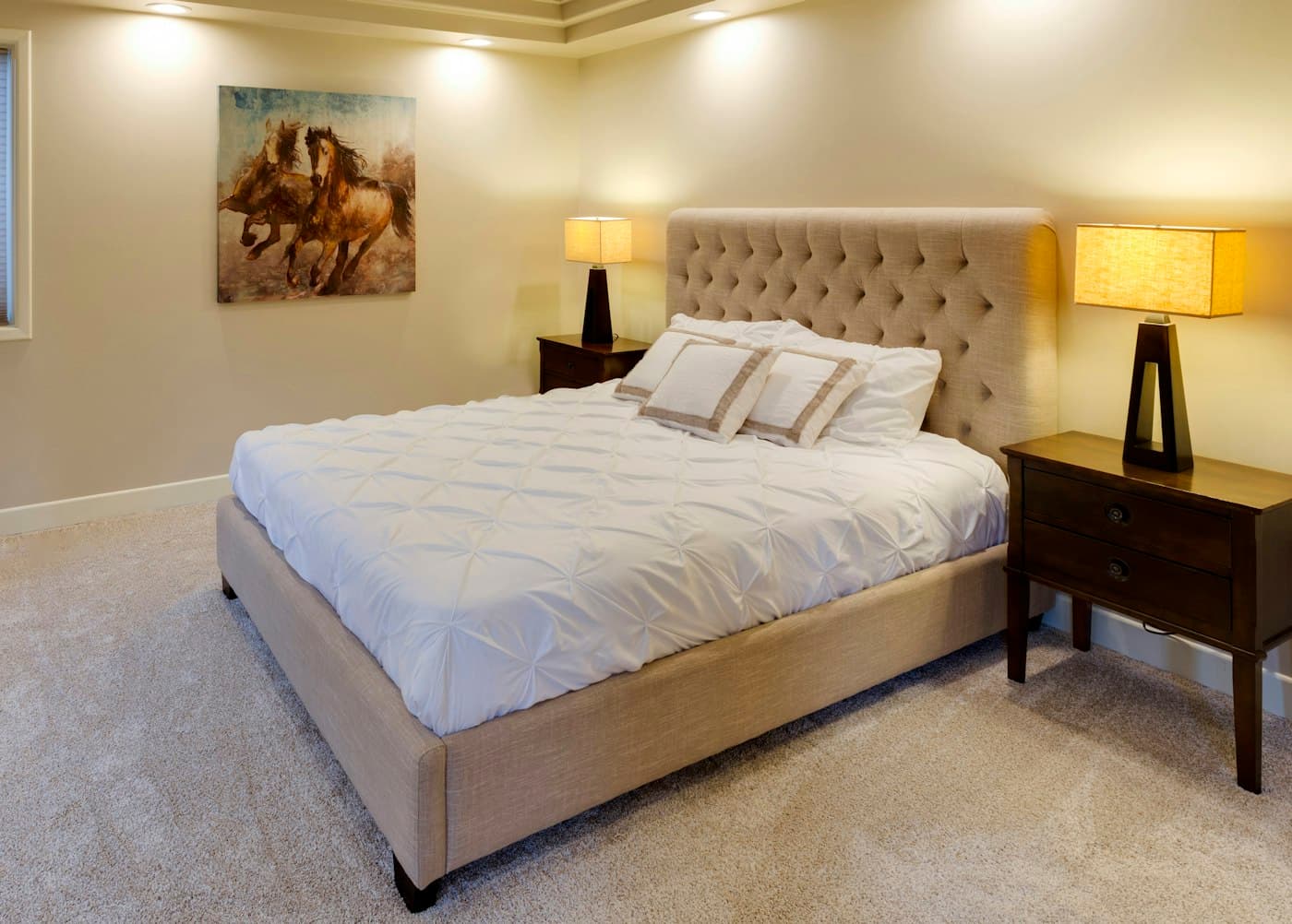 Belgravia bouclé bed