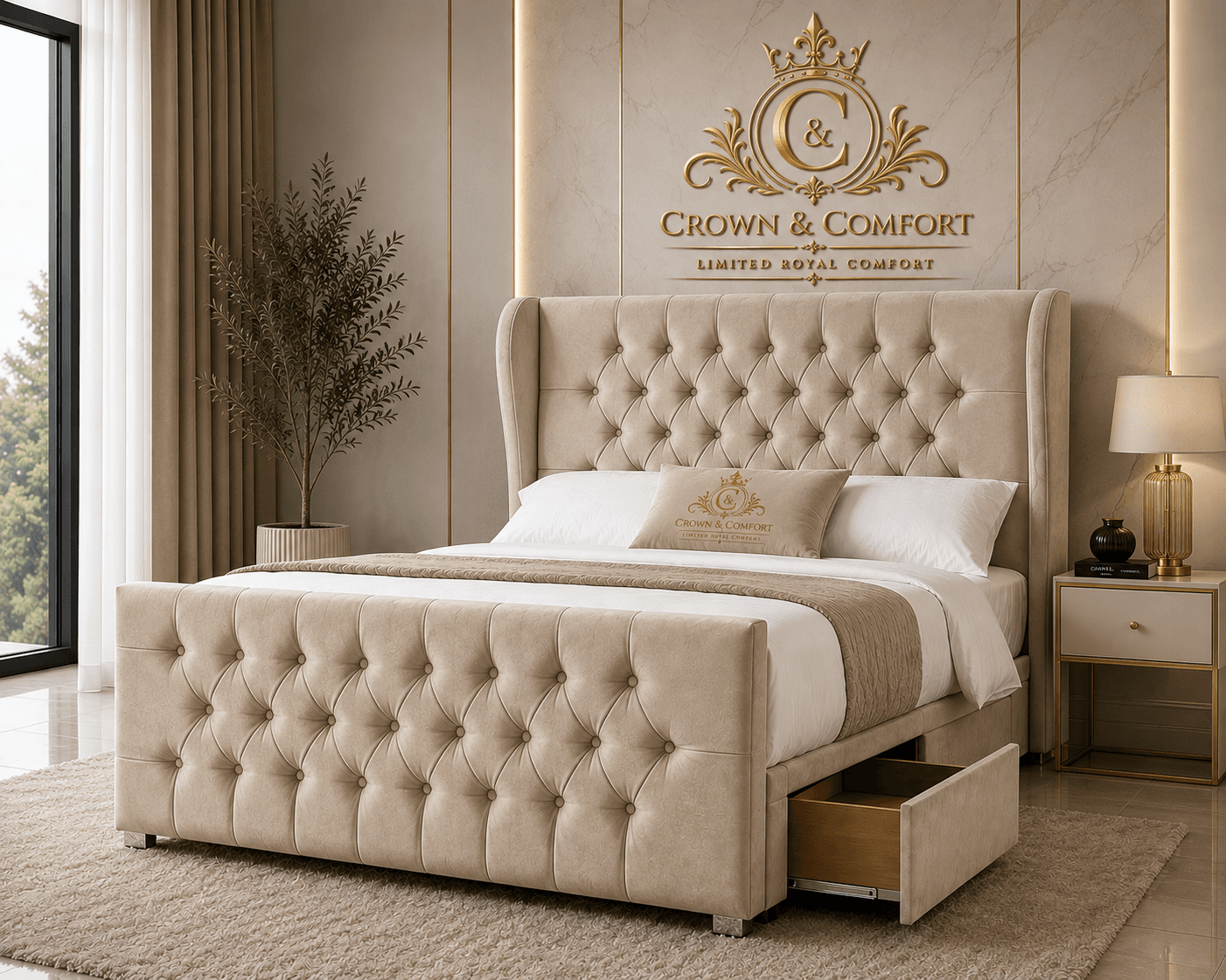The Crownvera Diamond Divan Bed