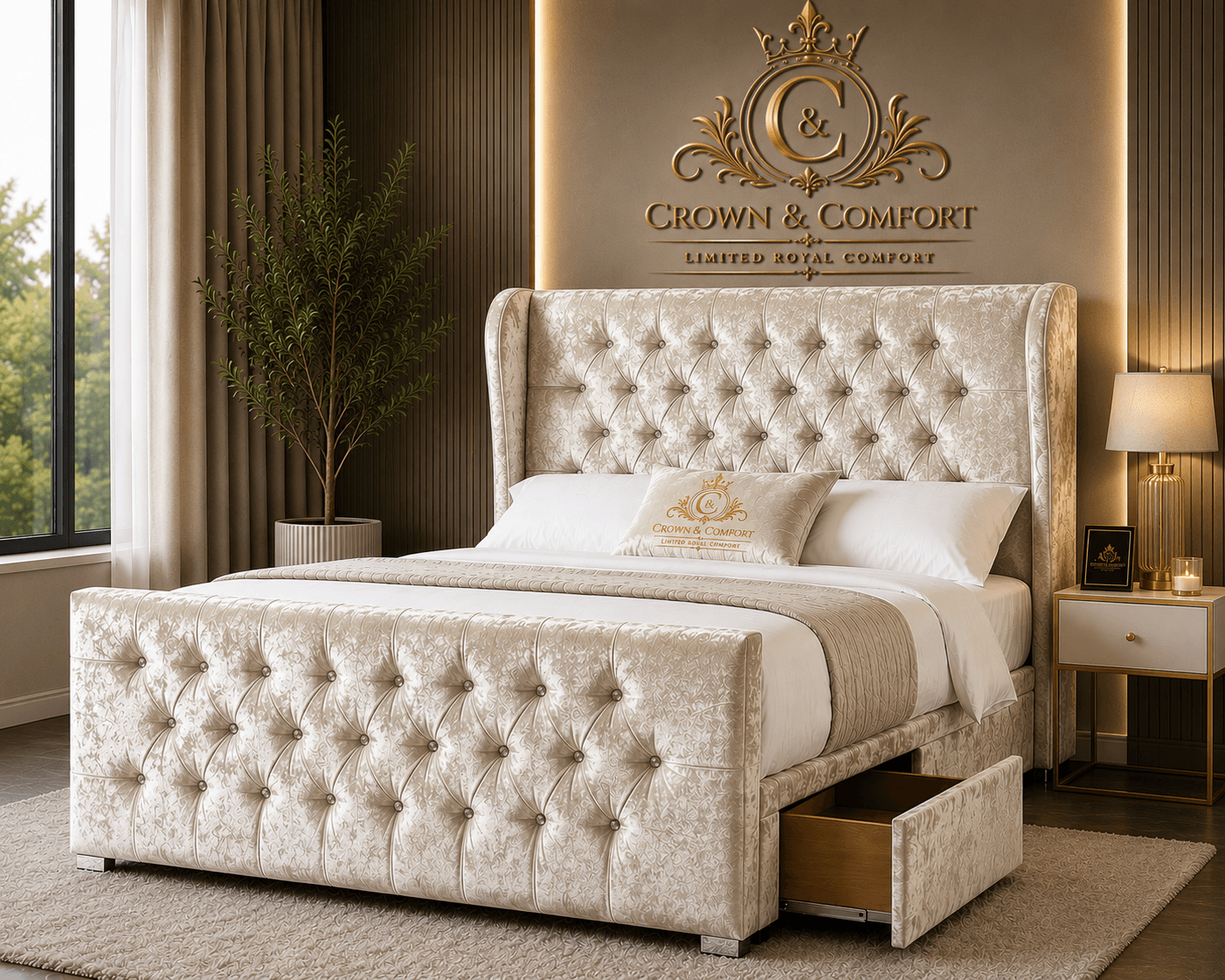 The Crownvera Diamond Divan Bed