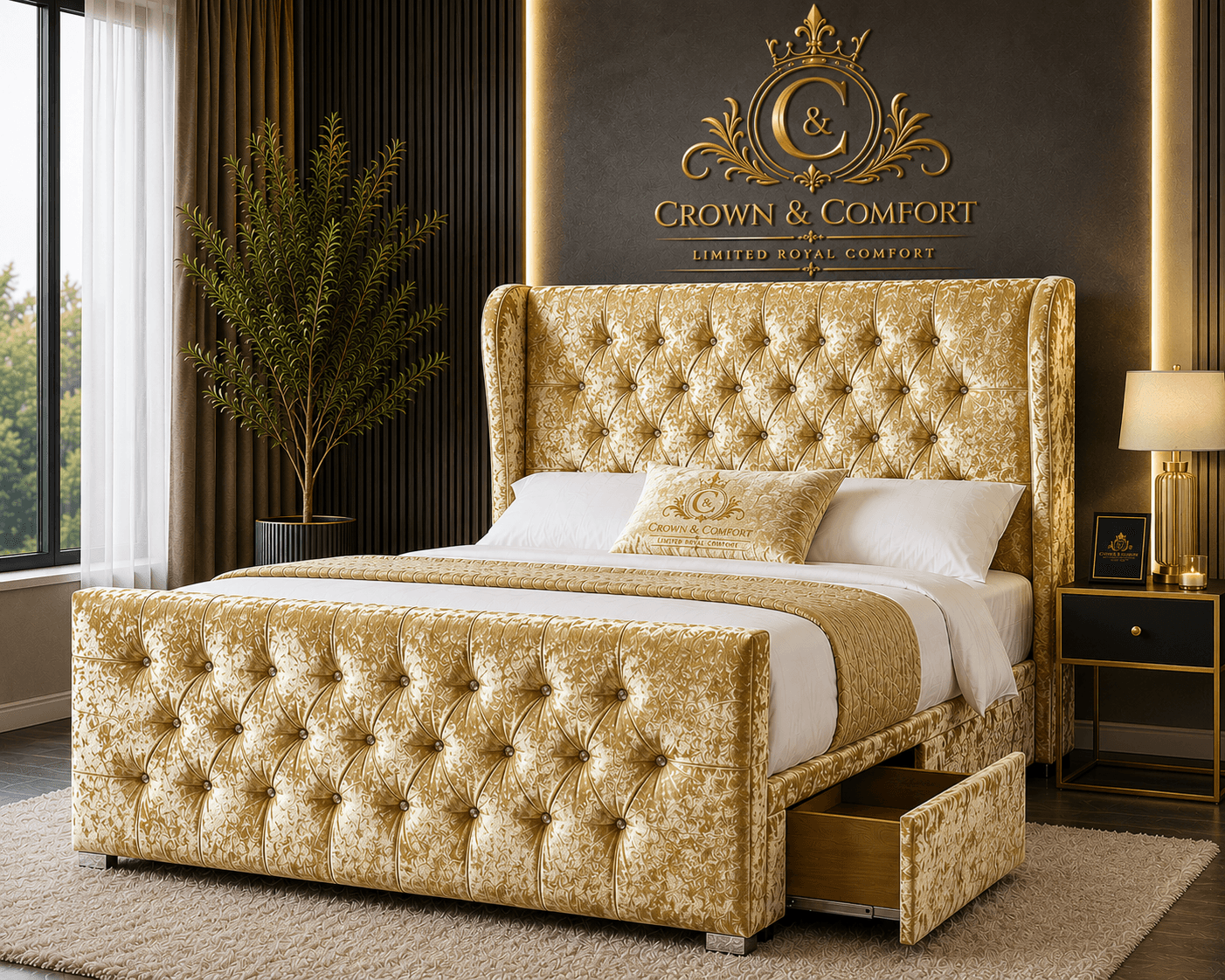 The Crownvera Diamond Divan Bed