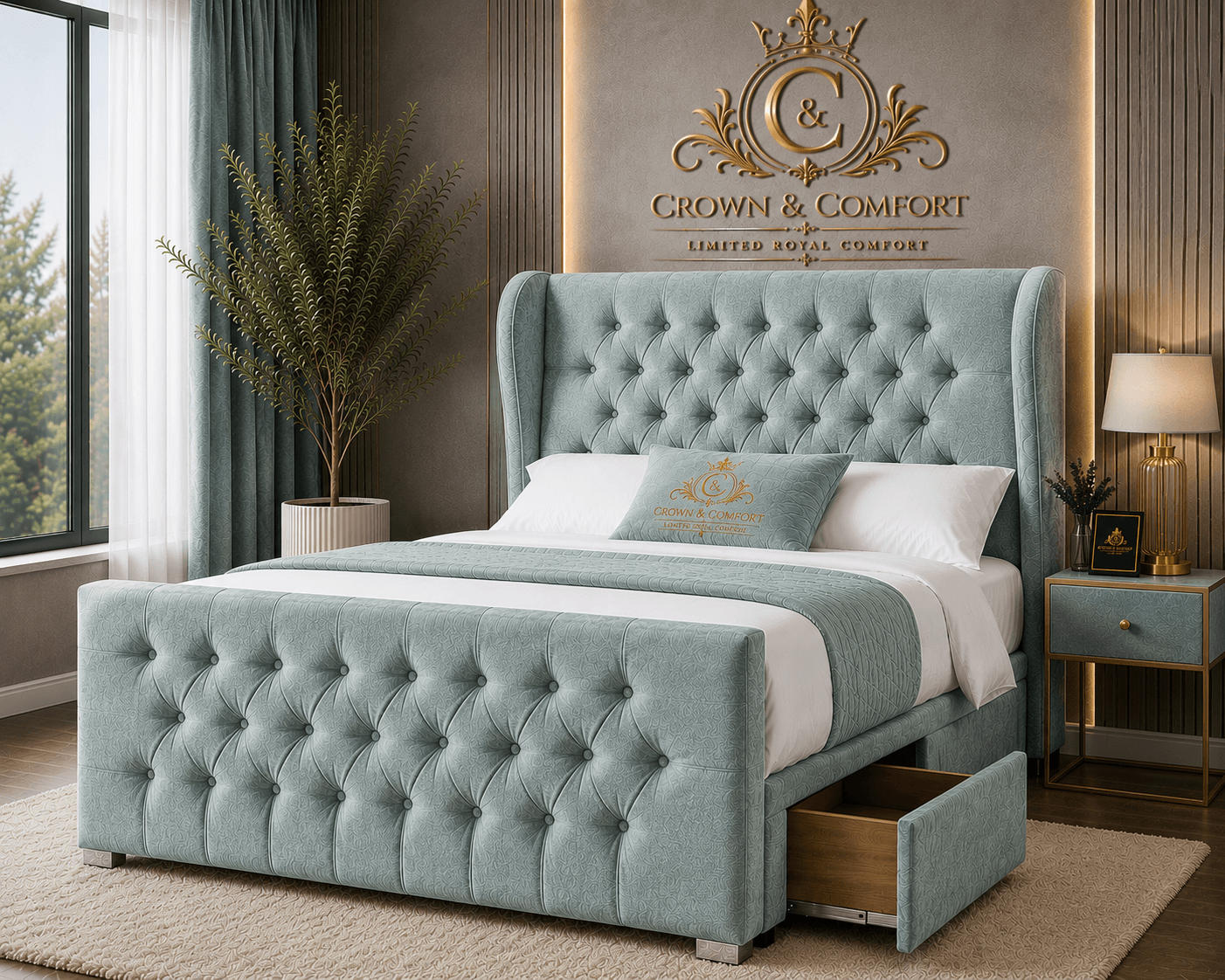 The Crownvera Diamond Divan Bed