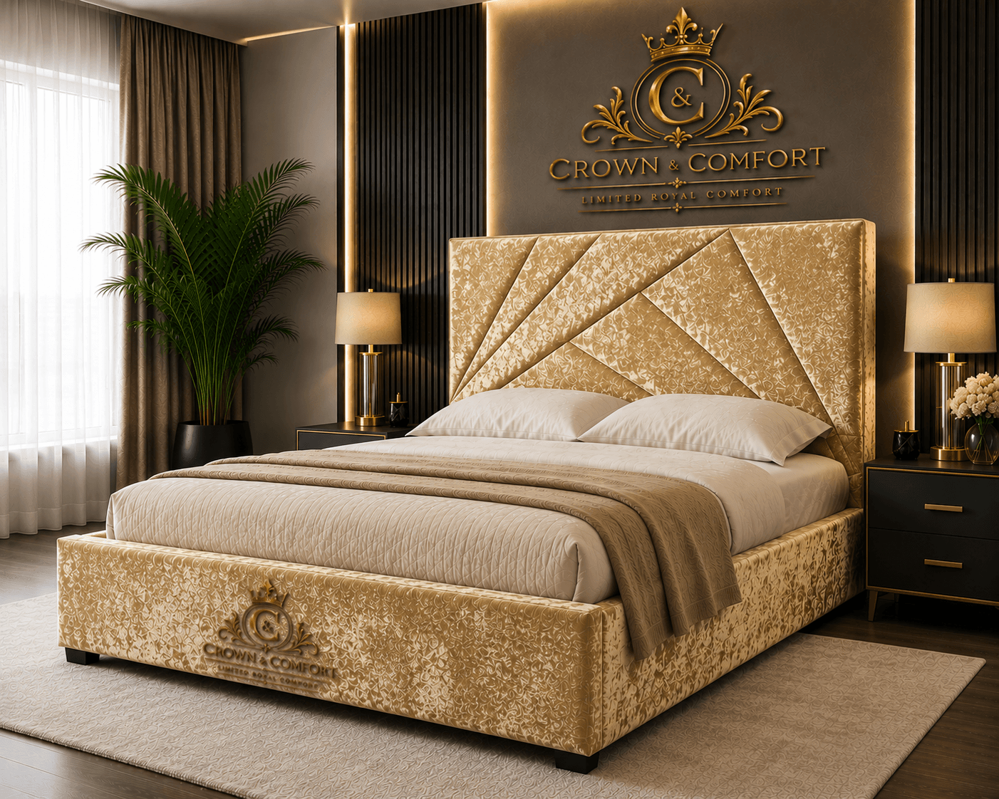 The Crownessa Azure Royale Bed