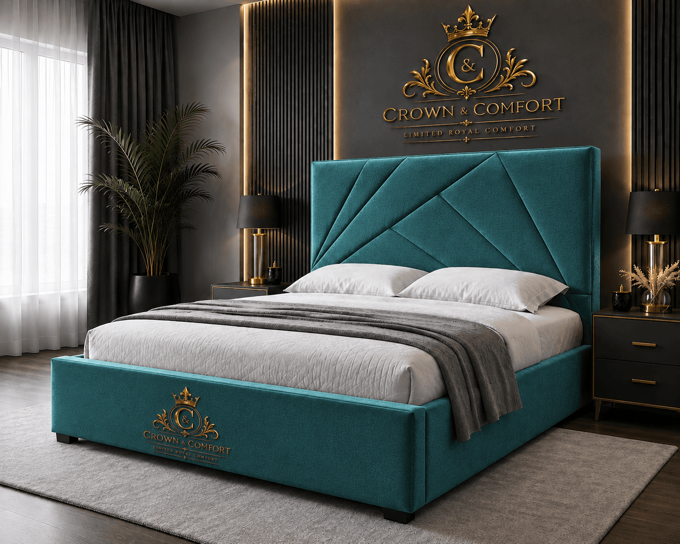 The Crownessa Azure Royale Bed