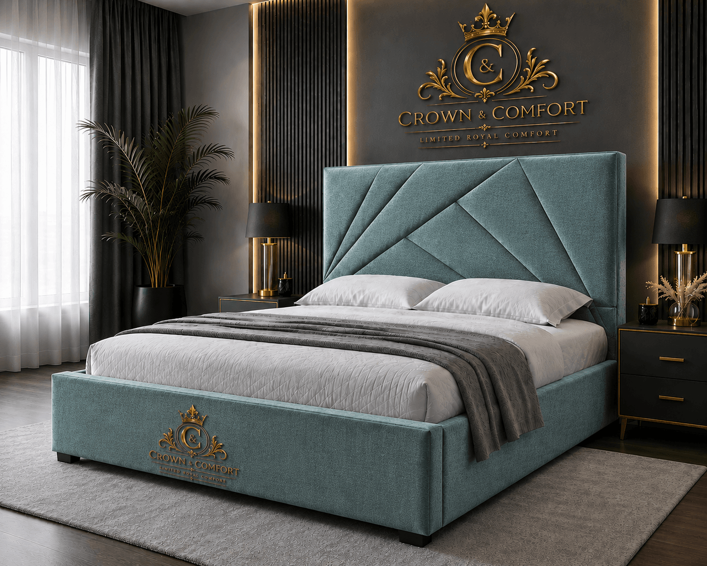 The Crownessa Azure Royale Bed