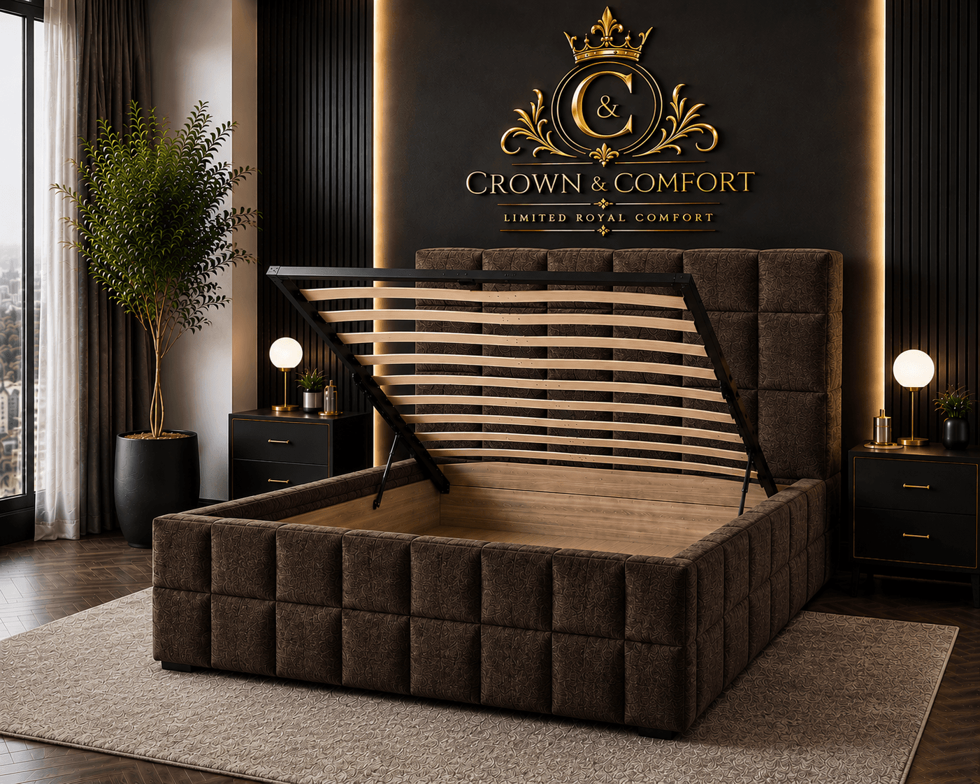 The Crownova Imperial Ottoman Bed