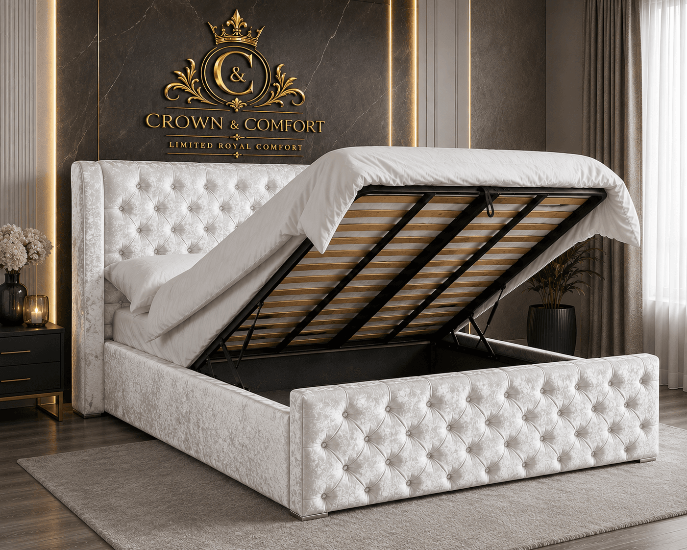 The Crownova Regent Ottoman Bed