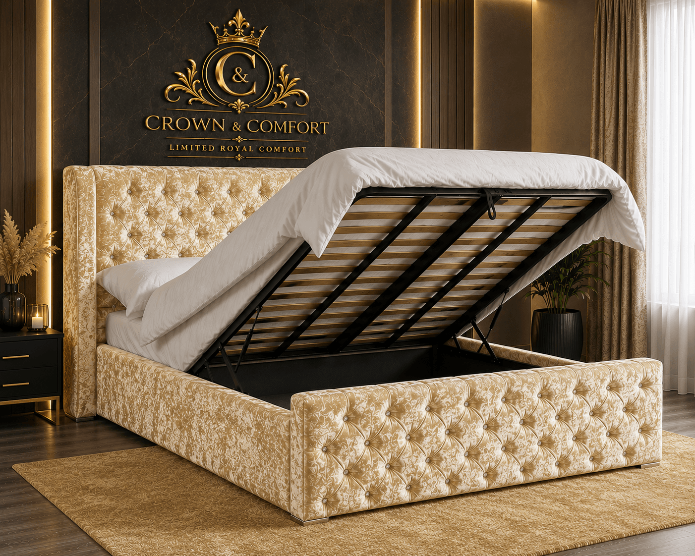 The Crownova Regent Ottoman Bed