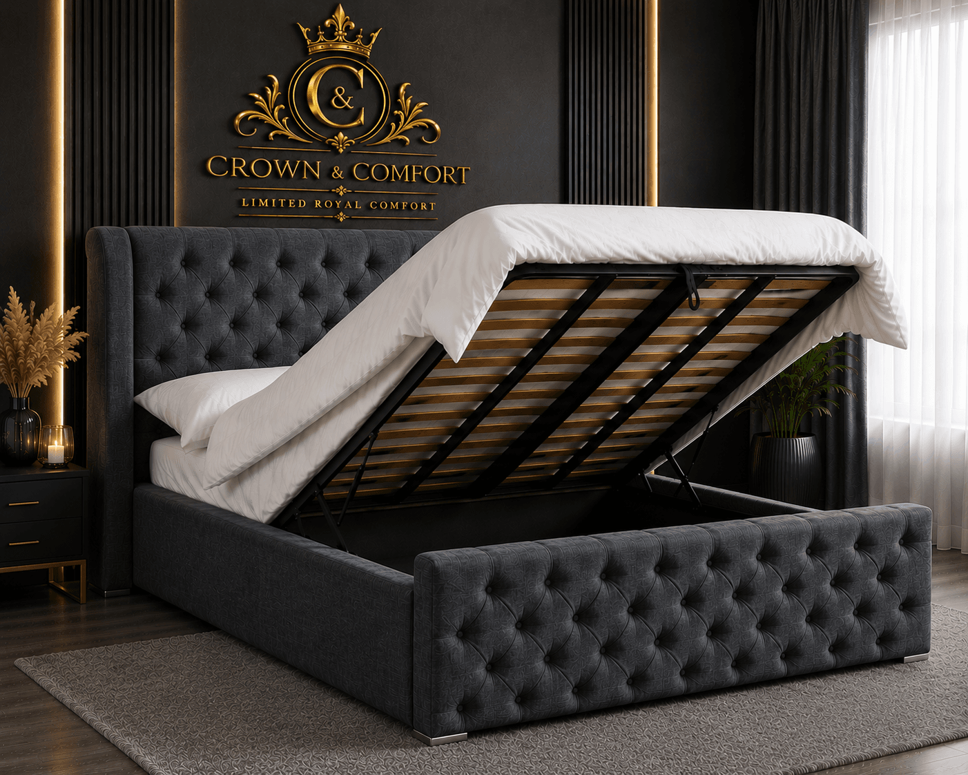 The Crownova Regent Ottoman Bed