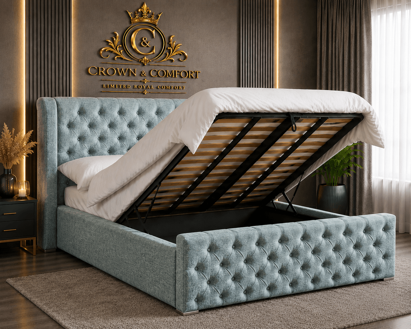 The Crownova Regent Ottoman Bed