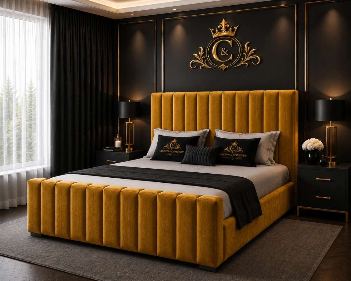 Akmal Luxe Upholstered Bed