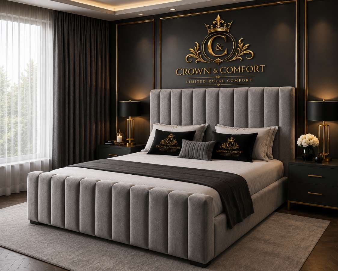 Akmal Luxe Upholstered Bed